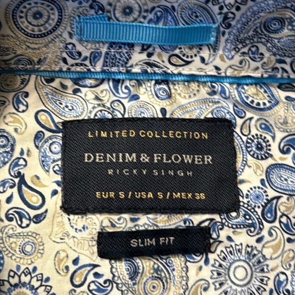 Limited Collection Denim & Flower Small Blue Long Sleeves - Picture 3 of 6
